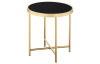 Kulatý konferenční/odkládací stolek Agama 42 cm, zlatý