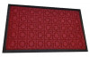 Rohožka 40x60 cm, červená s černými okraji