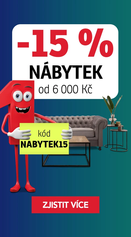 15% nábytek nad 6000/200 15-16-1-2025