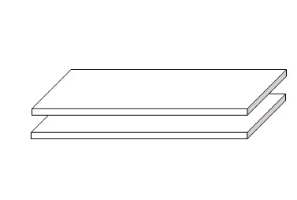 Set polic do skříně (2 ks) Sarnia, 105 cm