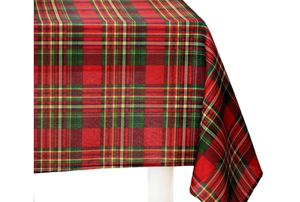 Vánoční ubrus Tartan 130x180 cm, červený