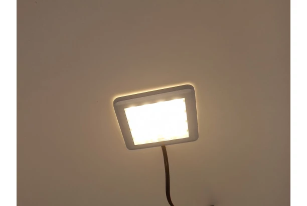 Bodové LED osvětlení (1 ks) Square, teplá bílá