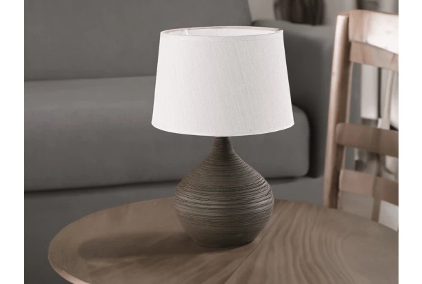 Stolní lampa Martin 29 cm, hnědá