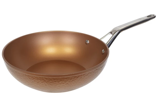 Wok pánev Origen 28 cm, měděná