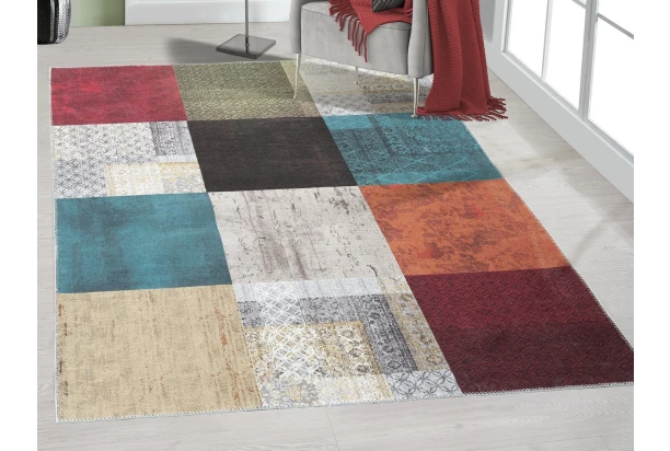 Koberec Edessa 80x150 cm, barevný vintage patchwork