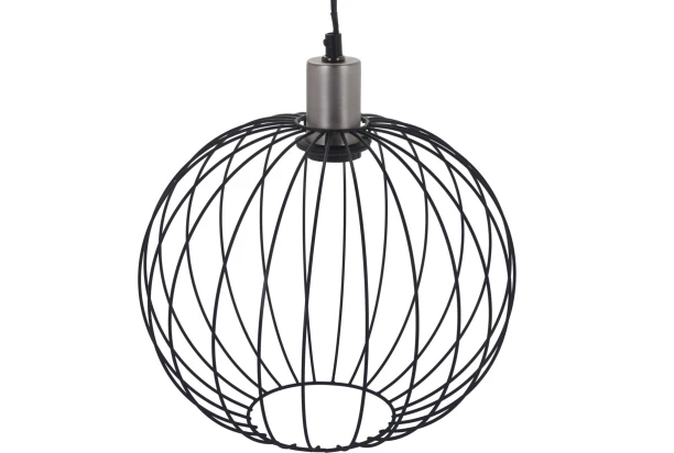 Závěsná stropní lampa Loft 30 cm, černá