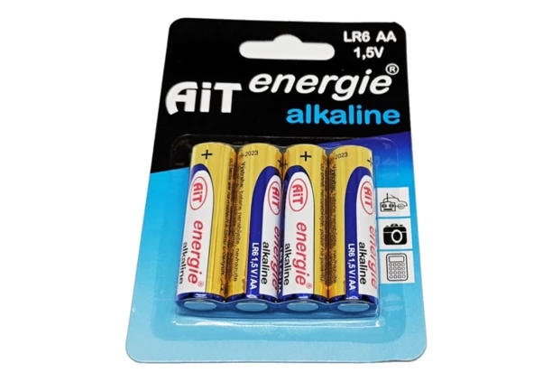 Tužková baterie (4 ks) Alkaline LR6 AA