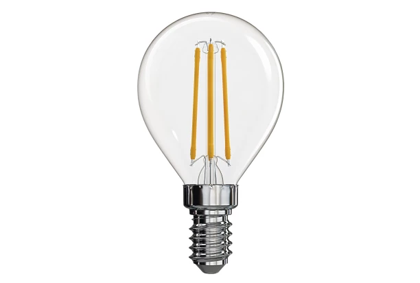 LED žárovka Filament mini globe, E14, 3,4 W, 470 lm