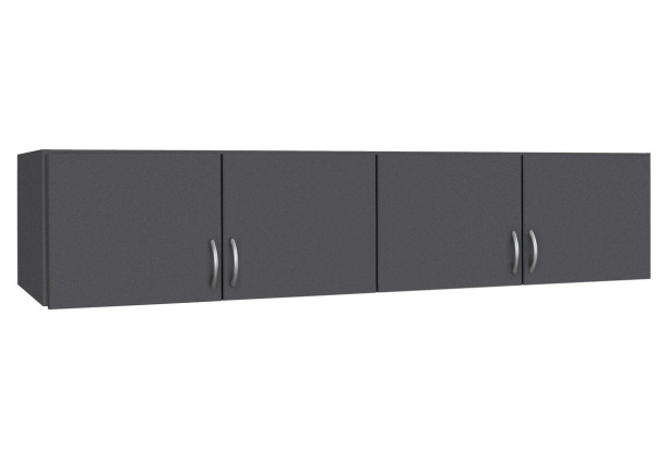 Skříňový nástavec Case, 181 cm, tmavě šedý
