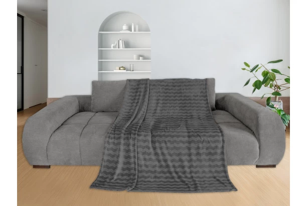 Deka Cashmere touch Nele 150x200 cm, šedá