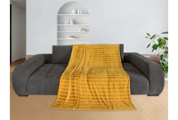 Deka Cashmere touch Nele 150x200 cm, žlutá