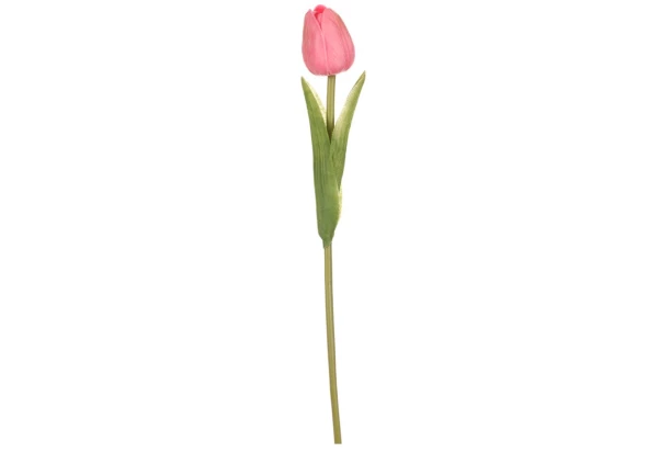 Umělá květina Tulipán 34 cm, růžová