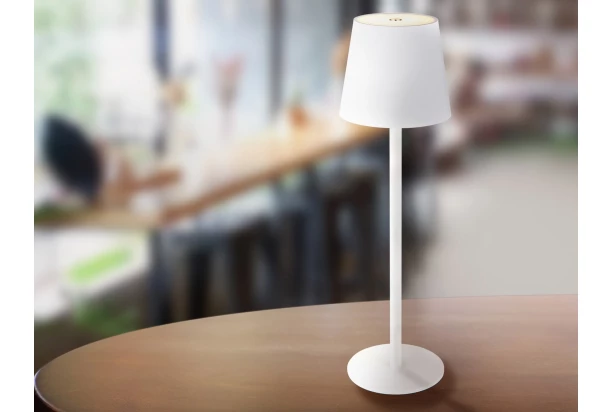 Nabíjecí stolní LED lampa Vannie, bílá