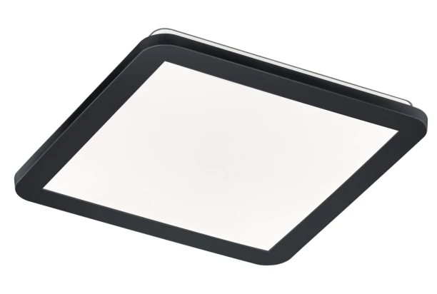 Stropní LED osvětlení Camillus 30x30 cm, čtvercové, černé