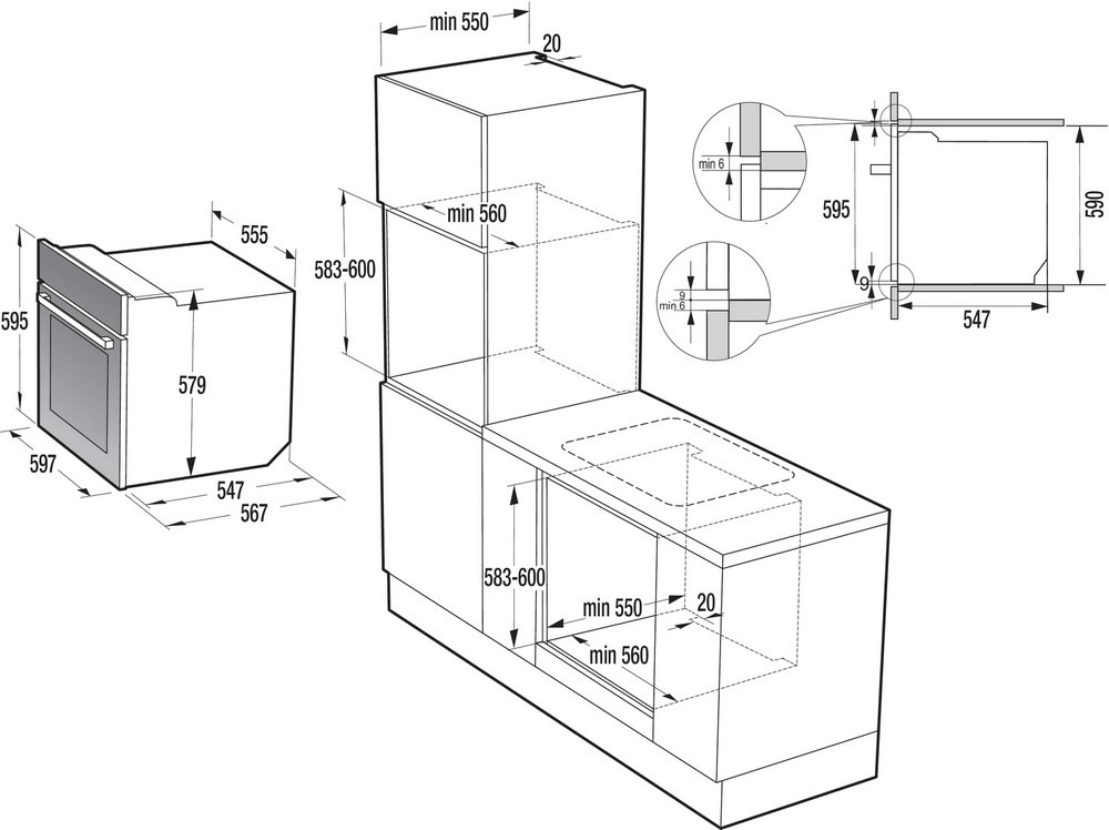 Духовой шкаф gorenje bo637e30xg