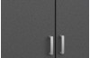 Skříňový nástavec Bremen, 181 cm, dub artisan/tmavě šedý