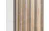 Šatní skříň Berno, 170 cm, bílá/dub