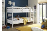 Dvoupatrová postel Moritz 90x200 cm, bílá