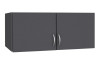 Skříňový nástavec Case, 91 cm, tmavě šedý