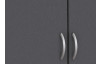 Skříňový nástavec Case, 136 cm, tmavě šedý