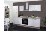 Kuchyňská skříň pro vestavnou lednici Valero GIT60, dub sonoma/bílý lesk, šířka 60 cm