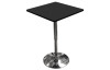 Čtvercový barový stůl Norbert 60x60 cm, černý