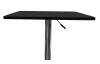 Čtvercový barový stůl Norbert 60x60 cm, černý