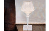 Stolní LED lampa Gixi 26 cm, imitace křišťálů