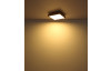 Stropní LED osvětlení Doro 30x30 cm, dřevěný vzhled