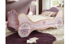 Dětská postel Sissy 90x200 cm, lila královský kočár
