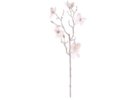 Umělá květina Zasněžená magnolie 65 cm, bílá