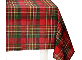 Vánoční ubrus Tartan 130x180 cm, červený