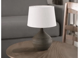 Stolní lampa Martin 29 cm, hnědá