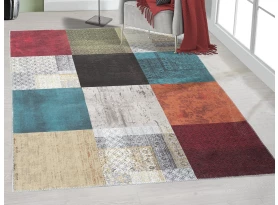 Koberec Edessa 80x150 cm, barevný vintage patchwork