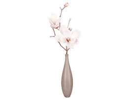 Vánoční dekorace Zasněžená magnolie 50 cm, růžová