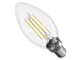 LED žárovka Filament svíčka, E14, 3,4 W (40 W) , 470 lm