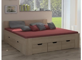 Postel Astral 160x200 cm, dub sonoma