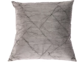 Dekorační polštář Cushion Mramor 45x45 cm, šedý