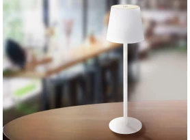 Nabíjecí stolní LED lampa Vannie, bílá